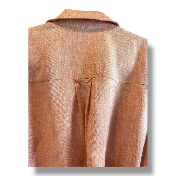 Lafayette 148 NY 100% Linen Belted Shirtdress XL - Picture 7 of 12